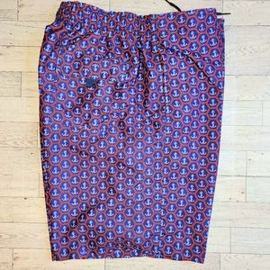 J SPEED MEN XL PATRIOTIC RED WHITE BLUE SWIMMING TRUNKS CASUAL VACATION SHORTS